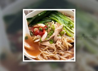 A Classic Chinese Chicken Noodle Soup