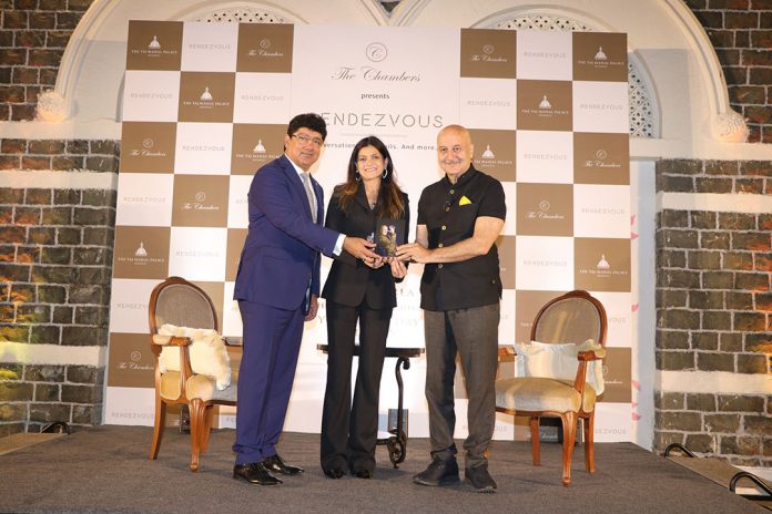 Anupam Kher's Book Launch with Mr. Puneet Chhatwal, MD & CEO - IHCL kickstarts The Chambers' 'RENDEZVOUS' at Taj Mahal Palace, Mumbai