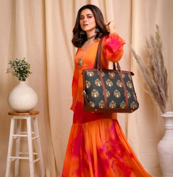 Zouk Collaborates with Actress Ridhi Dogra to Support Proudly Indian & Cruelty-free Products Ahead of Republic Day Ridhi Dogra-Royal Green Mogra Print