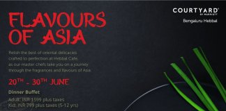 Experience Flavours of Asia at Courtyard by Marriott Bengaluru Hebbal