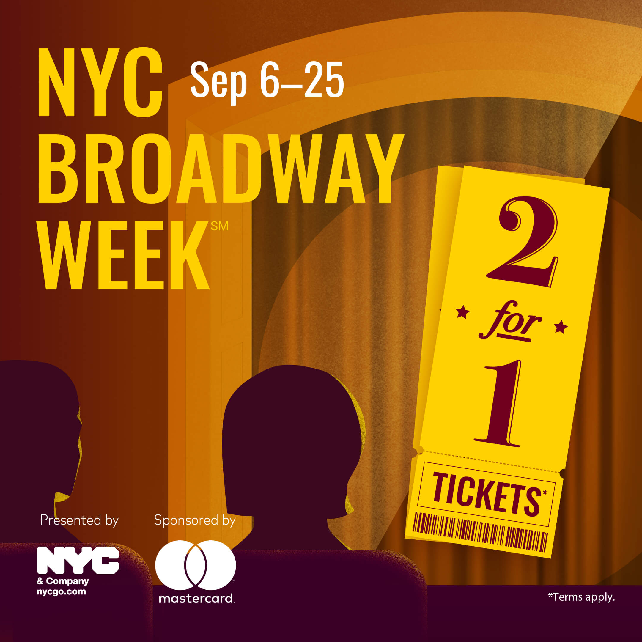 NYC & Company’s NYC Broadway Week is Now Live, Offering 2for1 Tickets