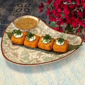 
Helen's place - Ricotta Bites with Walnut & Honey- Food