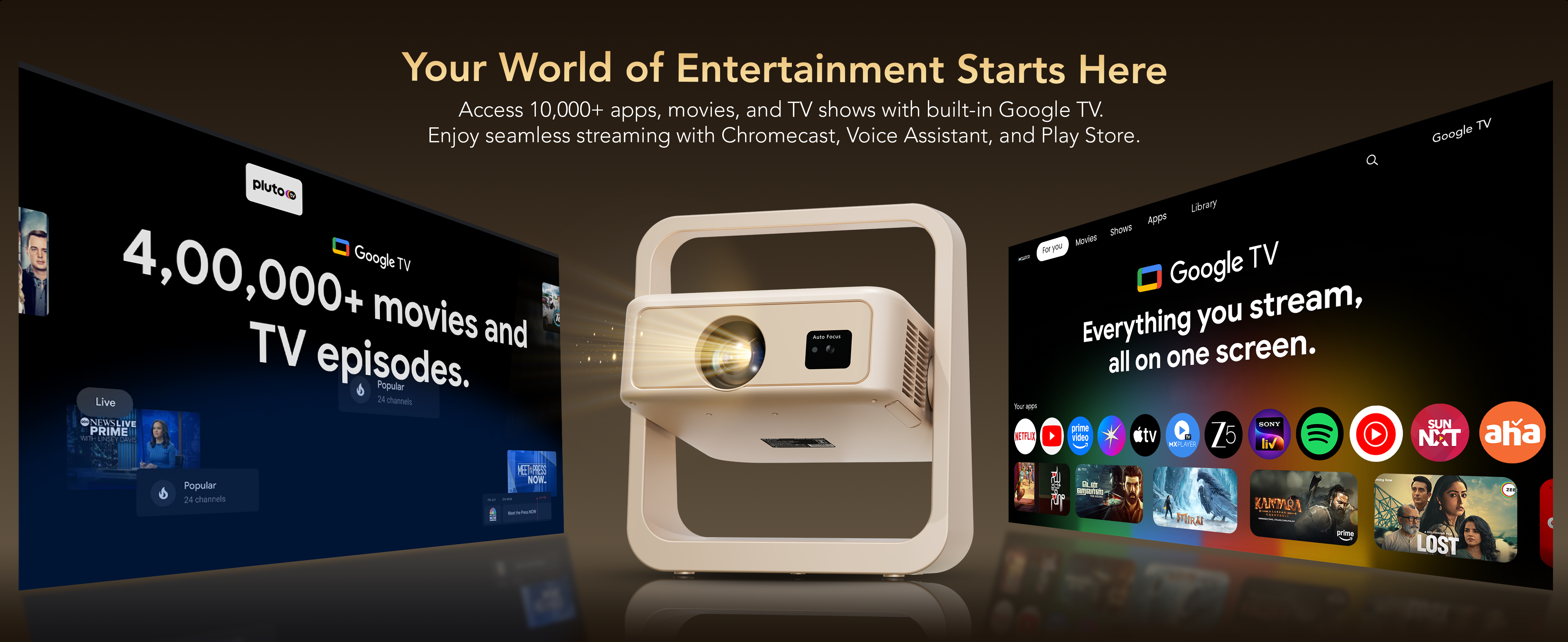 WZATCO launches Yuva Infinity, an Official Google TV Projector