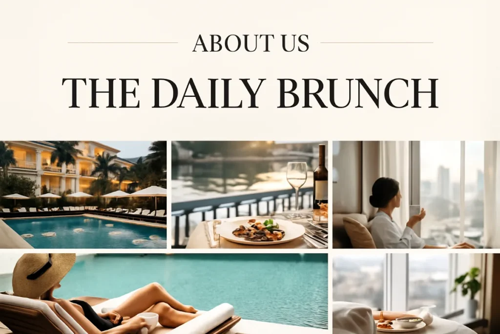 About Us, The Daily Brunch: luxury hotels, dining, wellness and travel