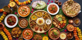 Bengali thali at the Bengali Food Festival, Malabar Cafe, Grand Hyatt Kochi Bolgatty