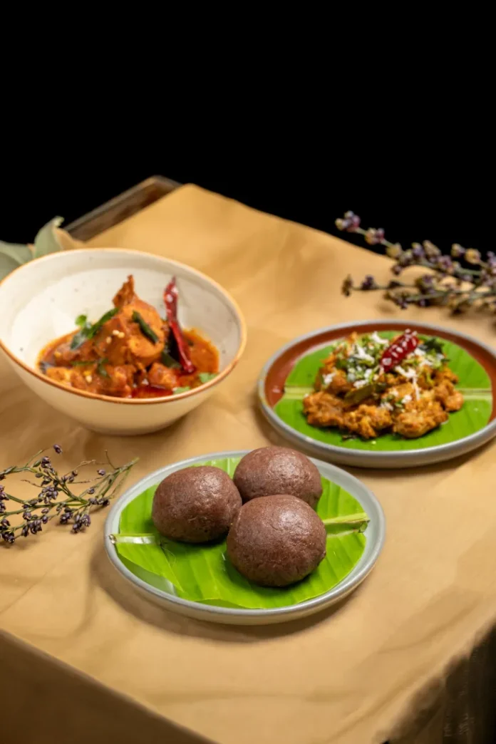 Ragi Mudde and Karnataka curries for the Rajyotsava brunch a Ragi Mudde and Karnataka curries for the Rajyotsava brunch at Courtyard by Marriott Bengaluru Hebbal