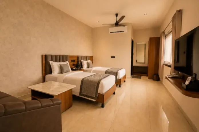 A room at Essentia Residency Tirupati A room at Essentia Residency Tirupati