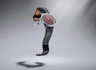 Frederique Constant Introduces the Solar-Powered Classics Moneta Solarmetre Frederique Constant Classics Moneta Solarmetre with burgundy dial
