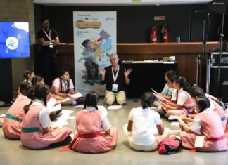 Godrej Literature Live! The Mumbai LitFest 2026 Wraps Up Its 17th Edition Children at a storytelling session at The Little Festival, Godrej Literature Live! 2026