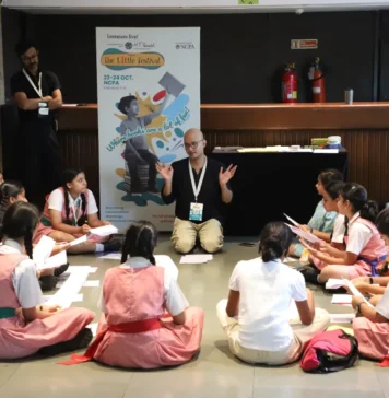 Godrej Literature Live! The Mumbai LitFest 2026 Wraps Up Its 17th Edition Children at a storytelling session at The Little Festival, Godrej Literature Live! 2026