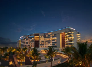 Halloween at Grand Hyatt Kochi Bolgatty: A Kerala-Spiced Dinner Night at The Residence Grand Hyatt Kochi Bolgatty lit up at dusk on Bolgatty Island, Kochi