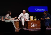 Rakhshanda Jalil, Gulzar and Kausar Munir in conversation at Godrej Literature Live! The Mumbai LitFest 2026