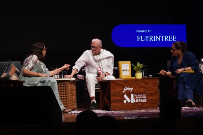 Rakhshanda Jalil, Gulzar and Kausar Munir at the Mumbai LitFest Rakhshanda Jalil, Gulzar and Kausar Munir in conversation at Godrej Literature Live! The Mumbai LitFest 2026