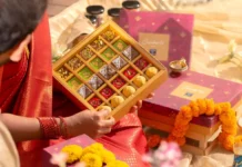 Diwali hamper with assorted sweets from Hyatt Centric MG Road Bengaluru