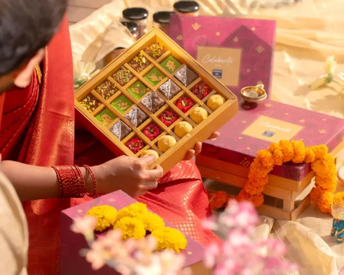 Diwali hamper with assorted sweets from Hyatt Centric MG Roa Diwali hamper with assorted sweets from Hyatt Centric MG Road Bengaluru