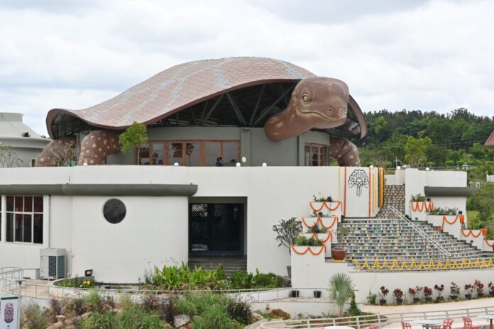 kshemavana-yoga-hall Kurma yoga hall at Kshemavana Naturopathy and Yoga Center, Bengaluru