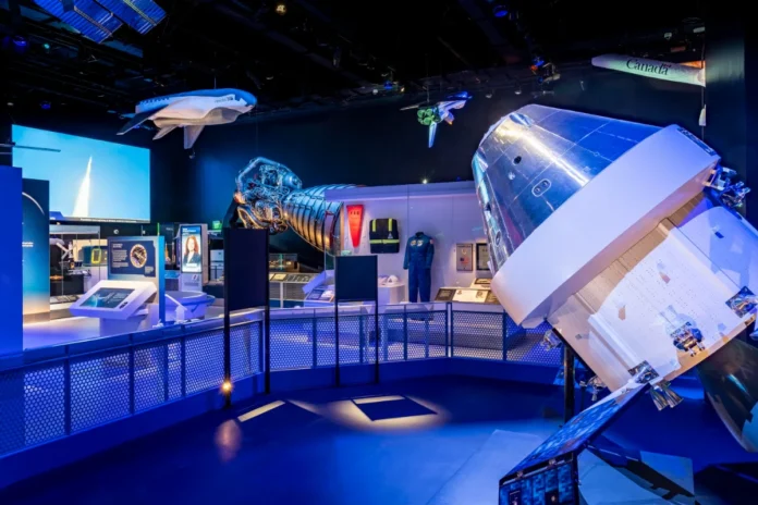 View of the At Home in Space gallery at the Smithsonian National Air and Space Museum View of the At Home in Space gallery at the Smithsonian National Air and Space Museum, Washington, DC