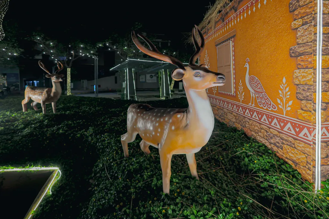 Deer installation in the Ashok Vatika – Garden of Hope zone at Orion Mall, Bengaluru