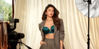 Rakul Preet Singh on set for Wacoal India’s In Pursuit of Beauty campaign