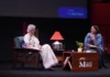 Shanta Gokhale and Sonali Kulkarni in conversation at Godrej Literature Live! The Mumbai LitFest 2026