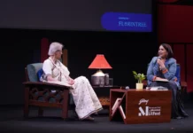 Shanta Gokhale on Language, Identity and the Craft of Writing at the Mumbai LitFest 2026 Shanta Gokhale and Sonali Kulkarni in conversation at Godrej Literature Live! The Mumbai LitFest 2026