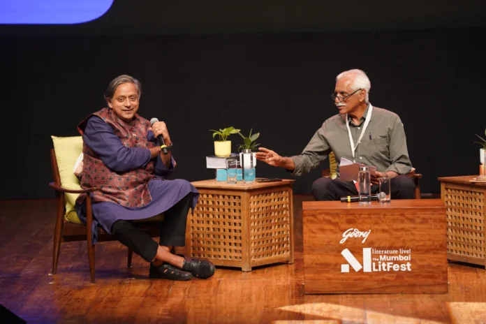 Shashi Tharoor and Ayaz Memon at the Mumbai LitFest Shashi Tharoor and Ayaz Memon in conversation at Godrej Literature Live! The Mumbai LitFest 2026