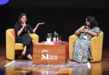 Shefali Shah and Jane Borges in conversation at Godrej Literature Live! The Mumbai LitFest 2026