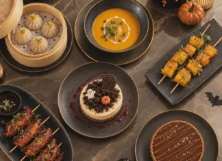 Halloween Sichuan dishes and desserts at KMCY, Sheraton Grand Pune Bund Garden Hotel