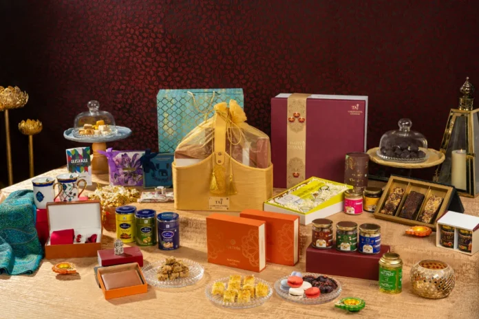 Diwali hampers with sweets, macarons, preserves and gifts at Taj Coromandel, Chennai