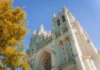 Washington, DC This Autumn: Reopenings, New Exhibitions and Festivals to Plan For Washington National Cathedral with autumn foliage and a blue sky